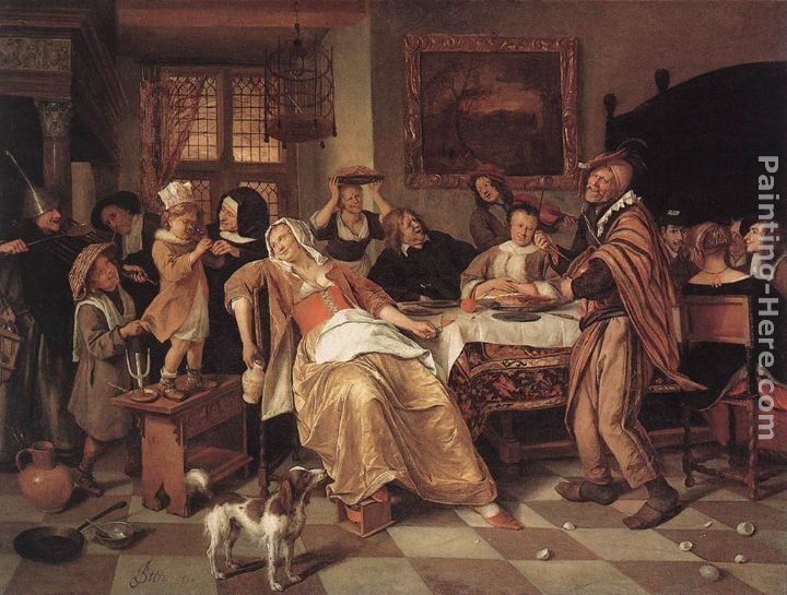 Jan Steen The Bean Feast